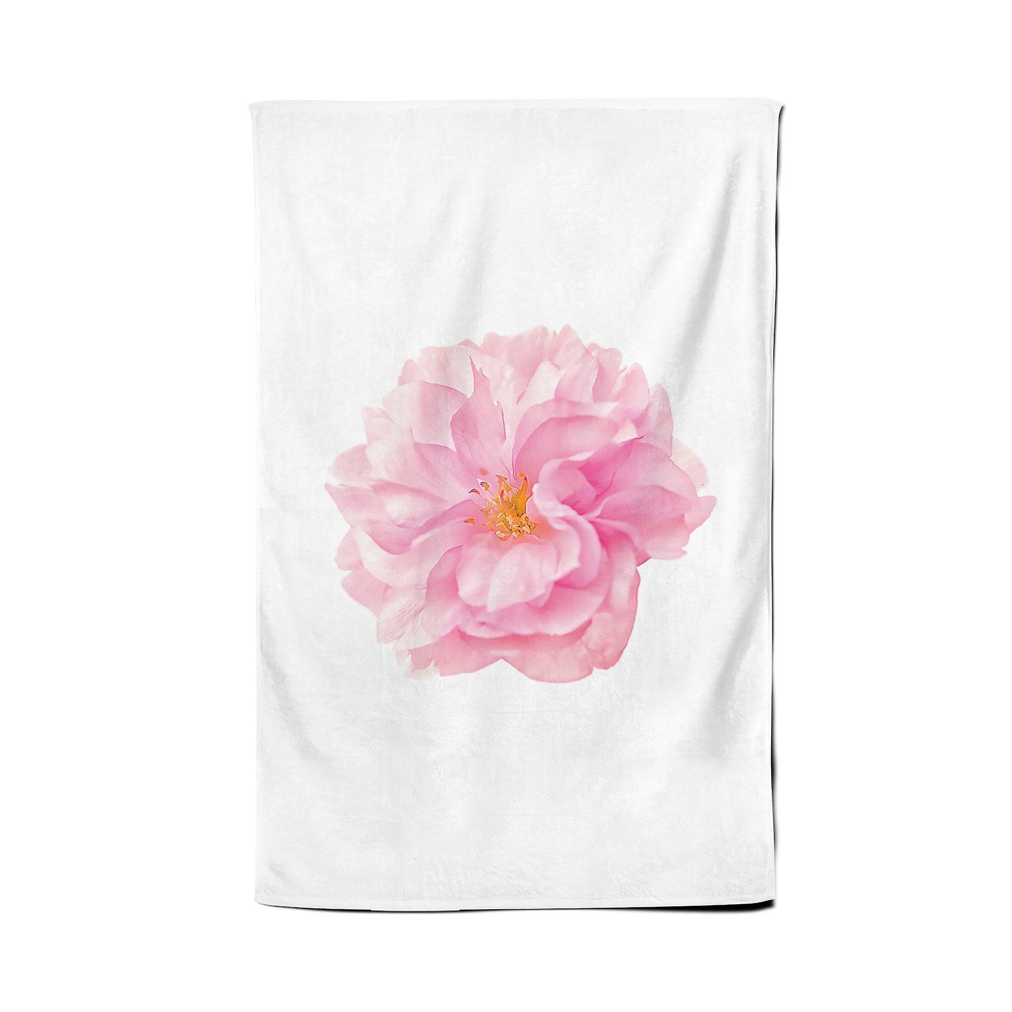 Single Cherry Blossom Tea Towel