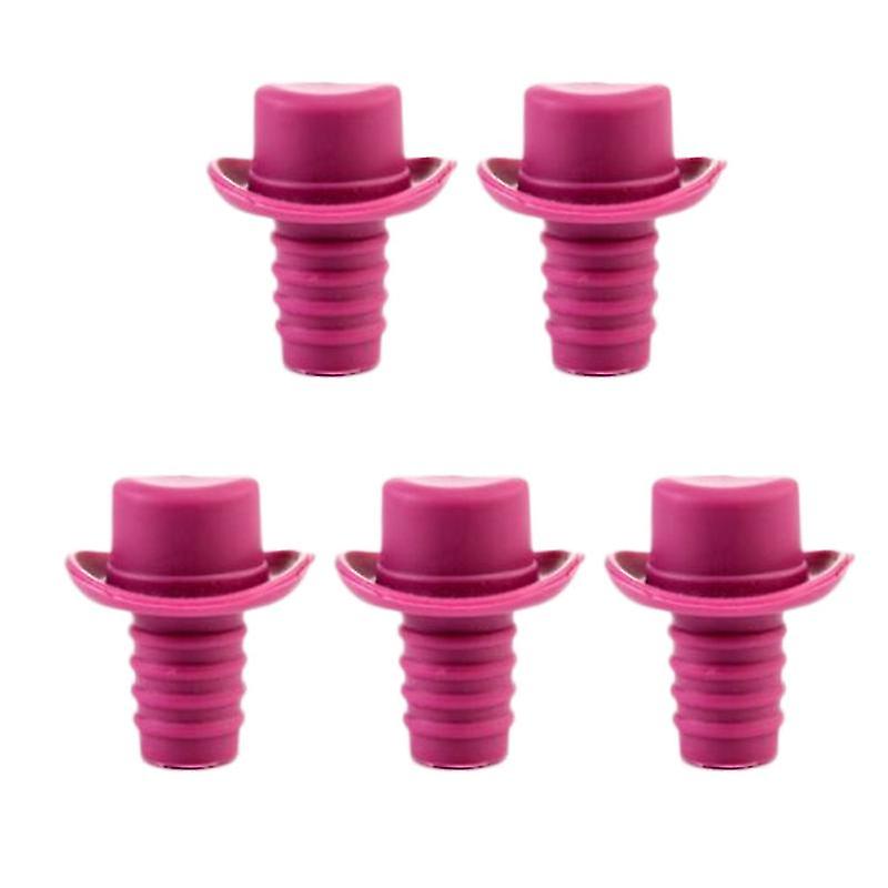 5pcs Silicone Bottle Stopper
