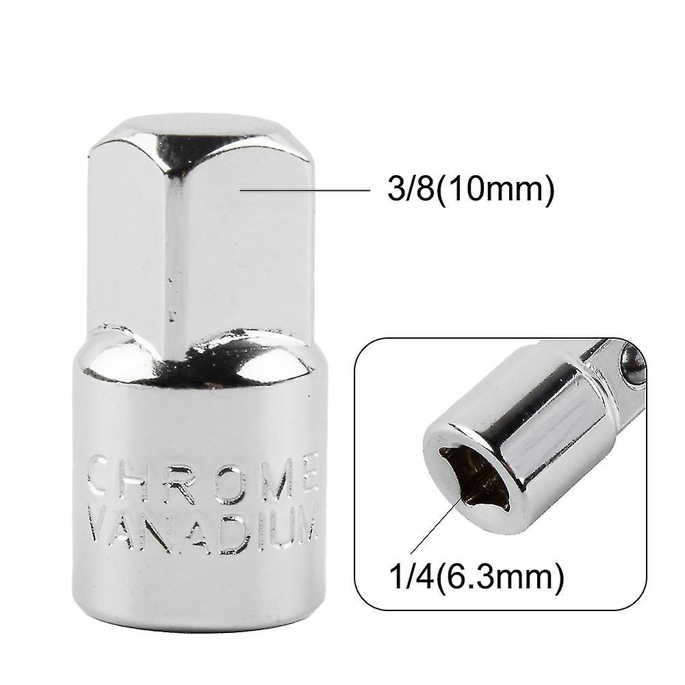 3/8in Socket Wrench Adapter Double-head Hex Extension Rod Driver Conversion Hand Tool Parts For Auto