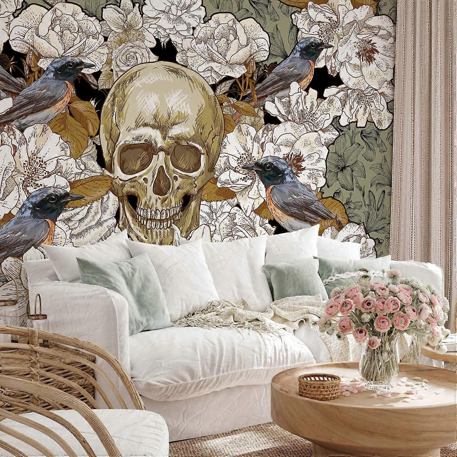 Self-adhesive Wall Mural - Among flowers