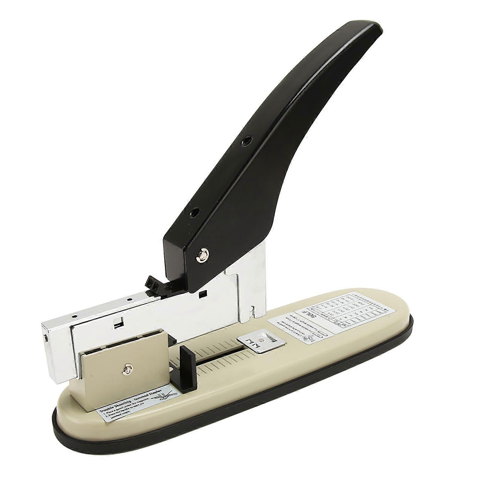 Office Stapler 210 Sheet Capacity Effortless Ergonomic Desk Stapler School Stapler for Home Print Store A-B