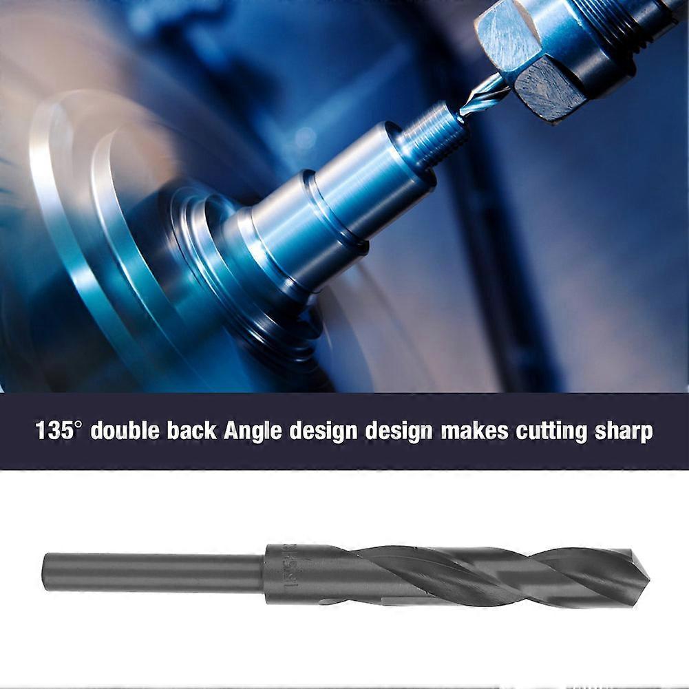 1Pcs 1/2 inch Dia Reduced Shank HSS Twist Drill Bit with a Storage Box (15.5mm)