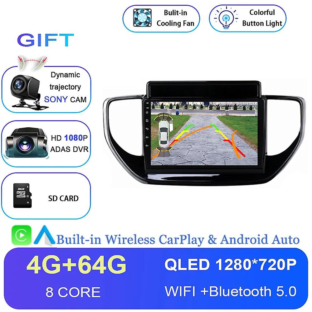 Android 12 For Hyundai Solaris 2 Ii 2020 - 2021 Car Radio Multimedia Video Player Navigation Gps Carplay No 2din 2 Din Dvd