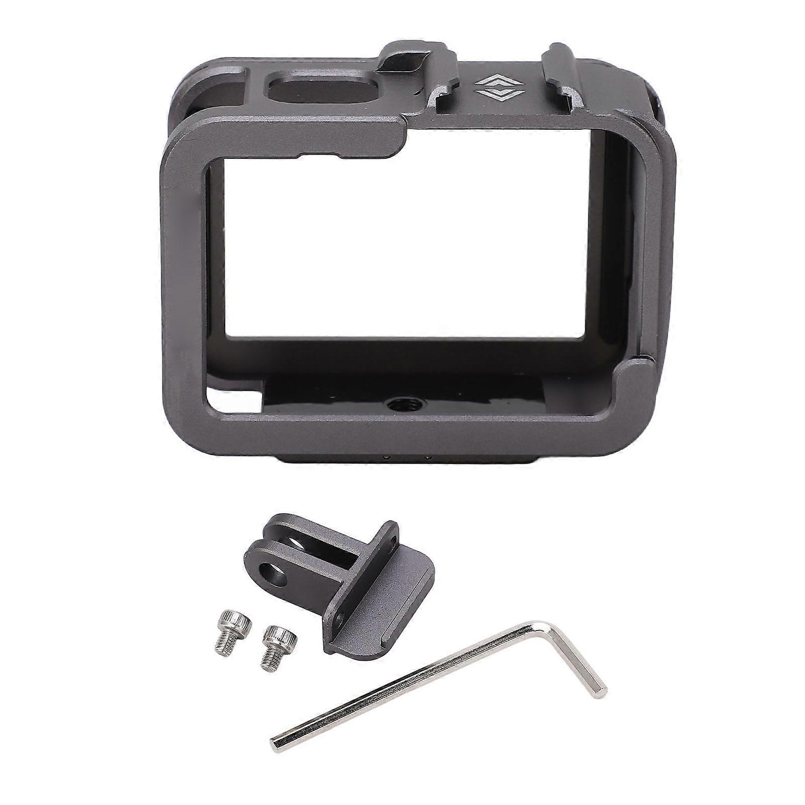 Motion Camera Protective Cage Dual Cold Shoe Interface Removable Side Cover Aluminum Alloy Camera Case