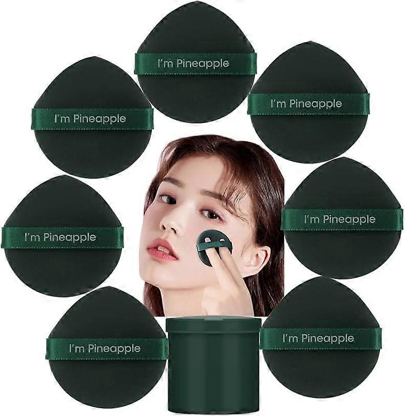 7 Pack Powder Puffs, Makeup Sponge, Reusable Makeup Puffs