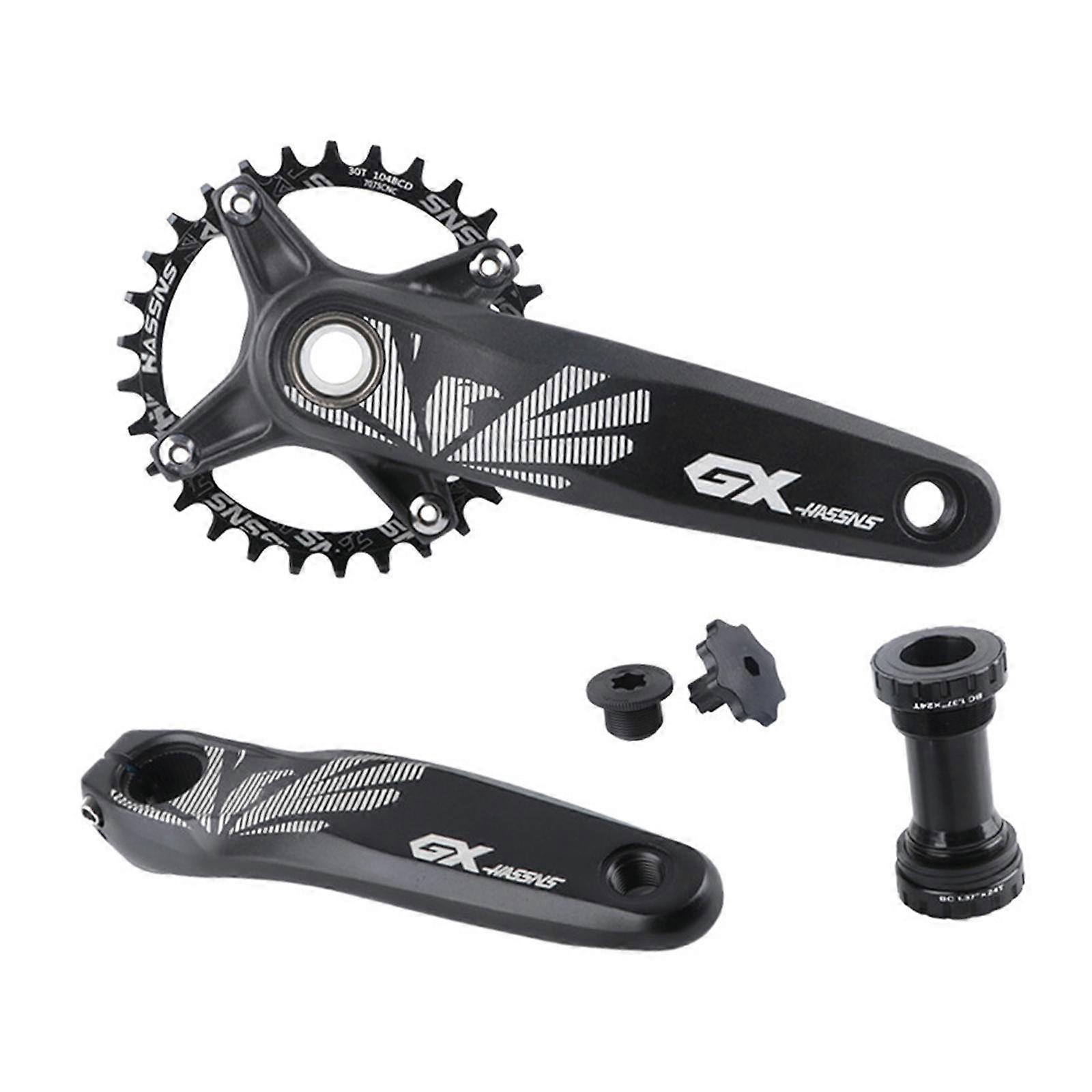 Bisiklet Krank Kol Seti Dağ Bisikletleri için Suya Dayanıklı Trekking Bisikleti Yol Bisikletleri 30T