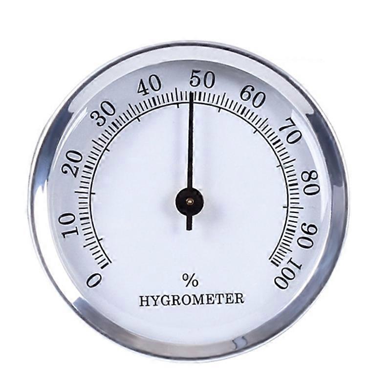 Hygrometer Round Analog Hygrometer For Cigar Humidor  Accurate Reliable Cigar For Case Small Round Accurate Cigar Hygrom