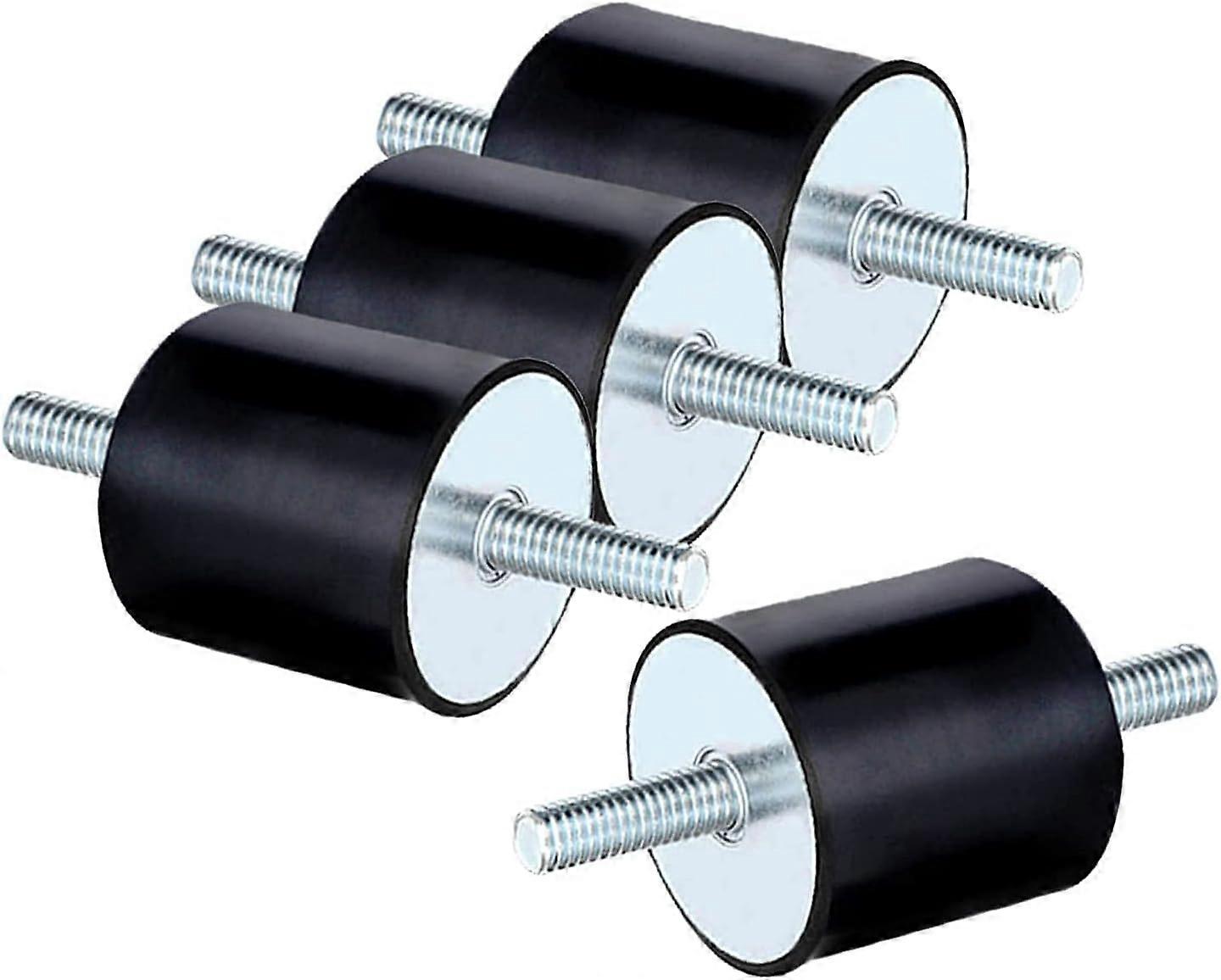 Rubber Mounts M8x23 Anti-Vibration Isolator Isolation Shock Absorption Mount with Threaded Bolt Silent Block Car Boat Coils 30x30,BLAKE