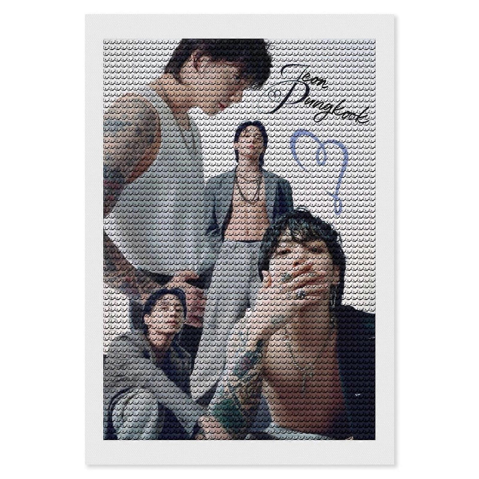 بي تي إس جونغ كوك (34) الماس الفن جوهرة الفن اللوحة حفر كامل جولة الفن جوهرة اللوحة كيت الماس الفن مجموعات للبالغين-XX964