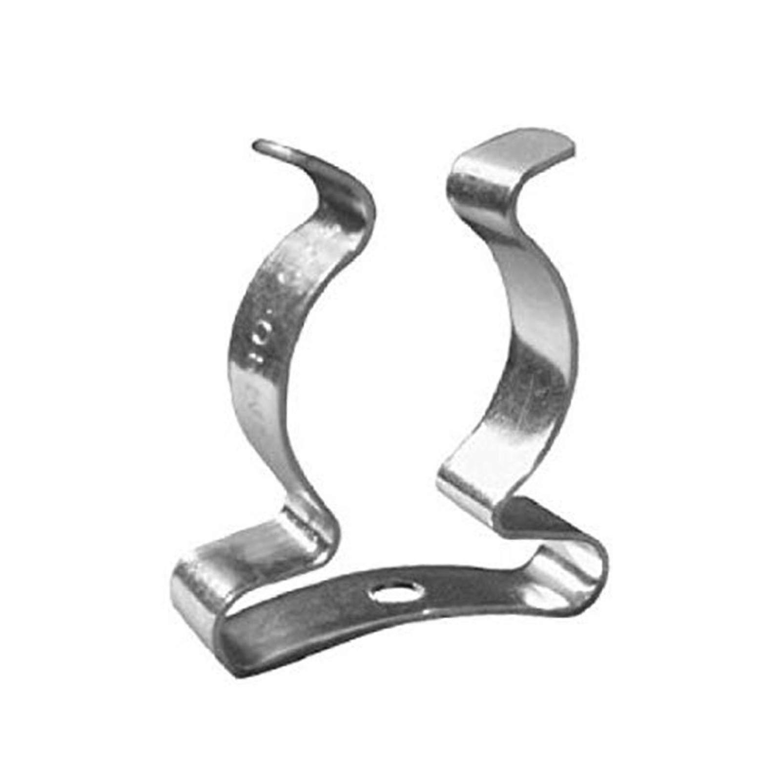 48 X Assorted Tool Spring Terry Clips Heavy Duty Storage Silver