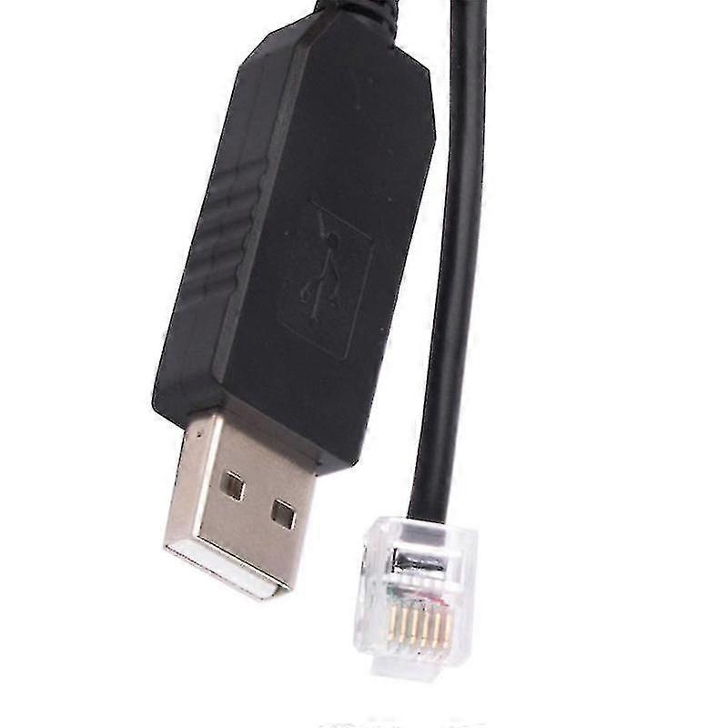 USB से Rj11 Rj12 6p4c एडाप्टर सीरियल केबल Eqmod केबल के लिए - हाथ cabl के लिए माउंट पीसी