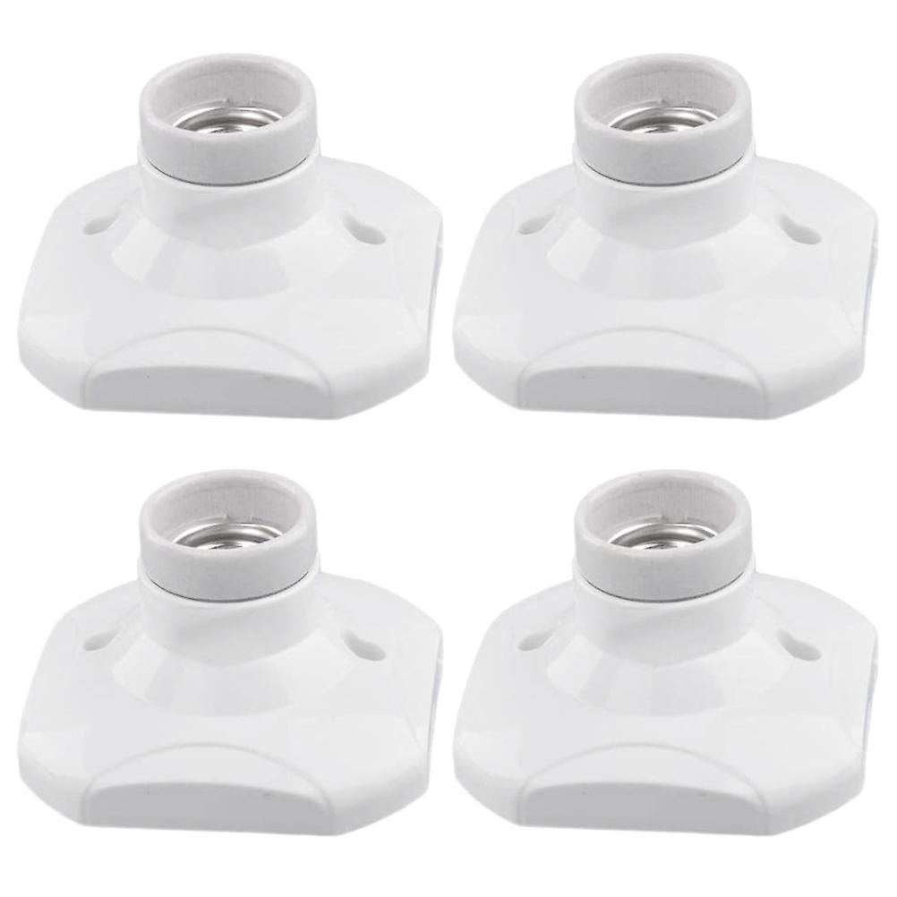 4Pcs/Set E27 Wall Ceiling Light Lamp Bulb Holder Round Bases for E27 Lamp BulbsNEW8