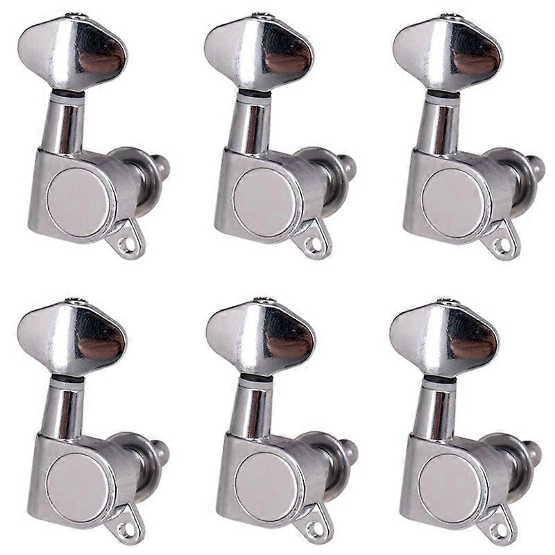 Locked String Tuning Pegs Key Tuners Machine Heads for Acoustic Electric Guitar Lock Style Right
