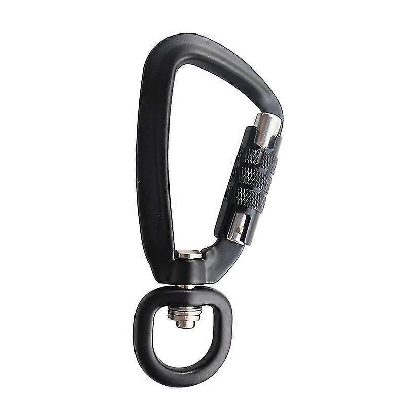 2pcs Swivel Carabiner Clip 360 Rotatable Spinner Carabiner Small Auto Locking Carabiner