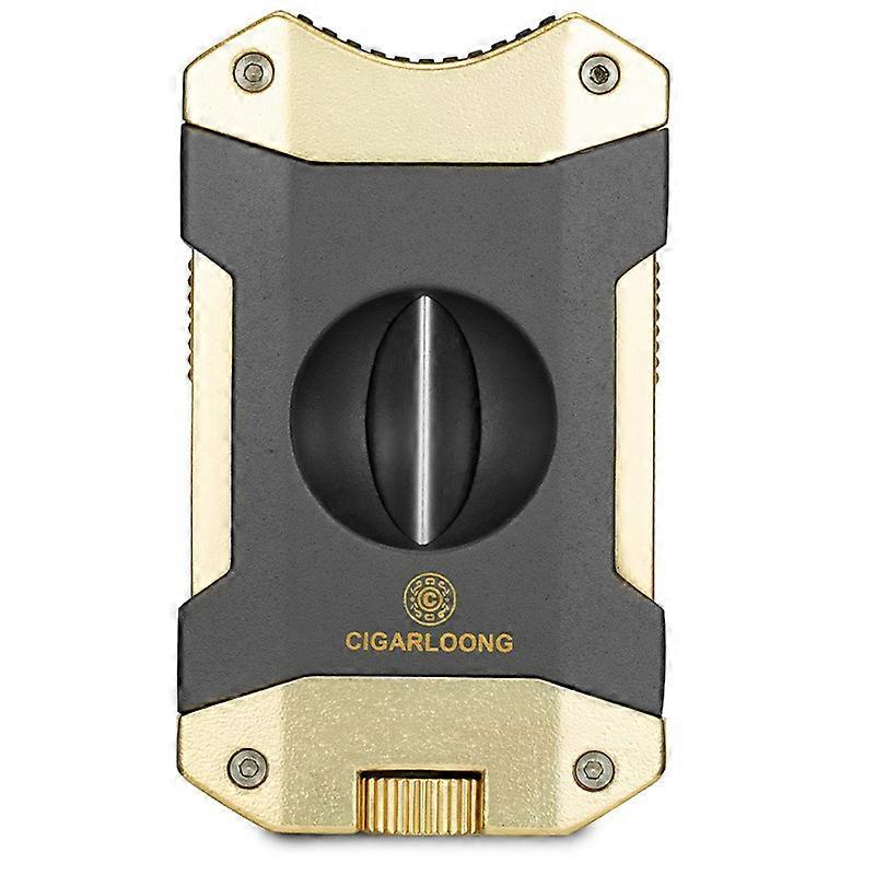 cigar cutter, Cigar cutter Sharp Portable V-Shaped cutter Multi-Function Bottom Cigar Drill Gift Box