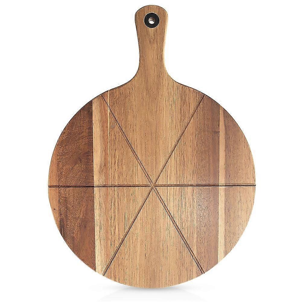 Double-acting Wooden Cutting Board for Serving and Slicing