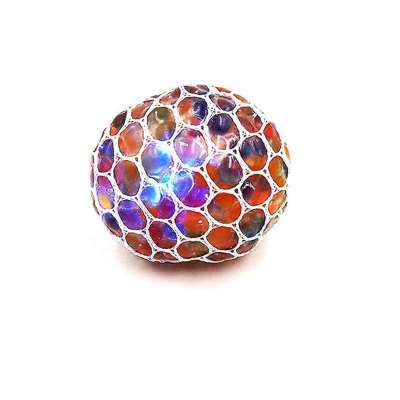 Shining Stress Relief Ball Squeezing Soft Rubber Various Color Blue Red Lightfor Kid And Adult3pcs.jinxiu