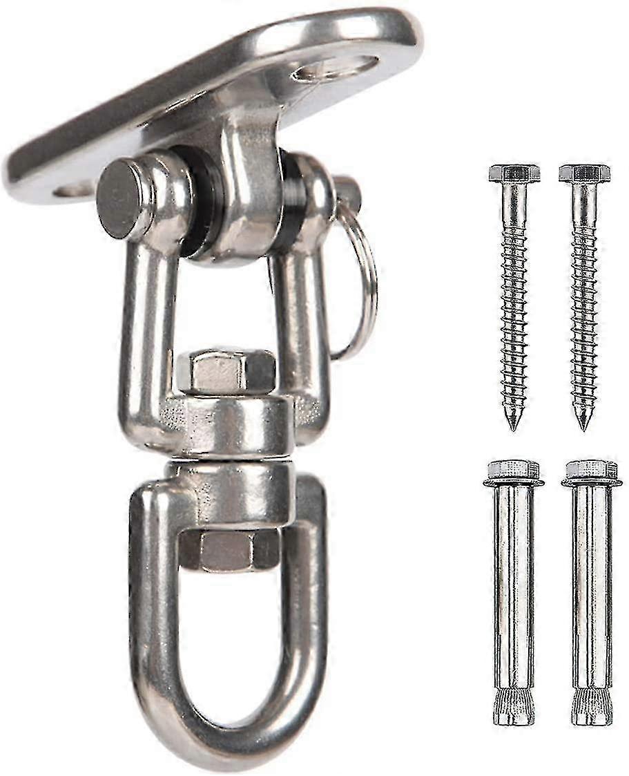 Kit de percha de acero inoxidable para perforar saco swing hamaca Trapeze