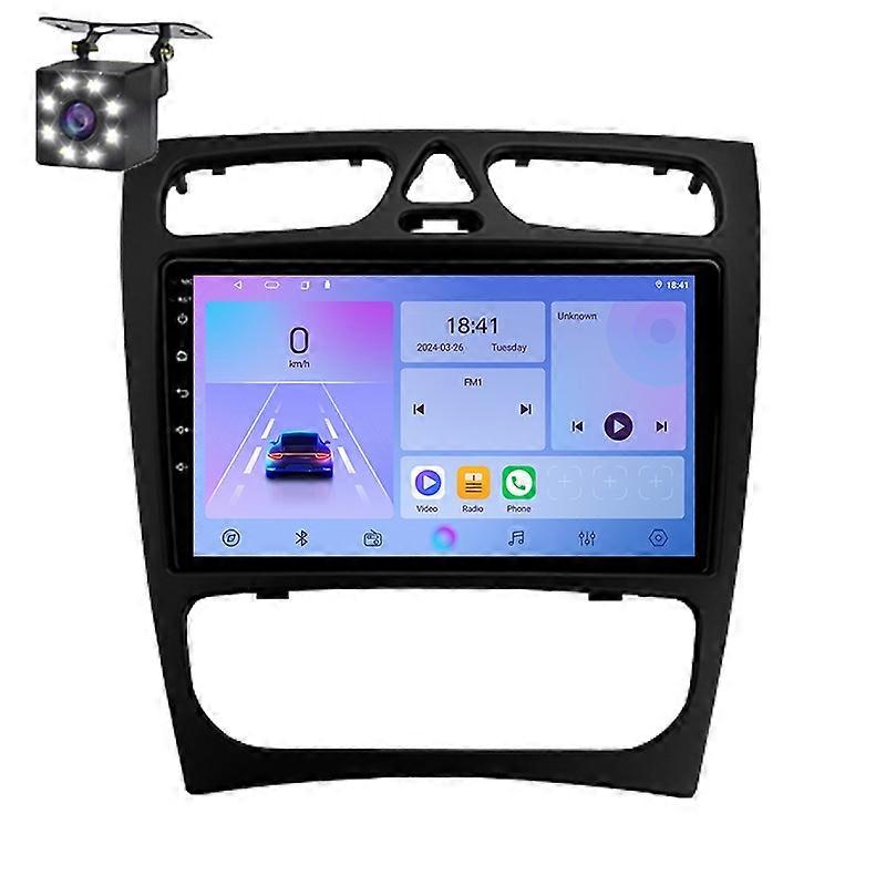 Car Multimedia For Mercedes Benz C Class S203 CL203 2000-2004 Radio Player Carplay Navigation Auto