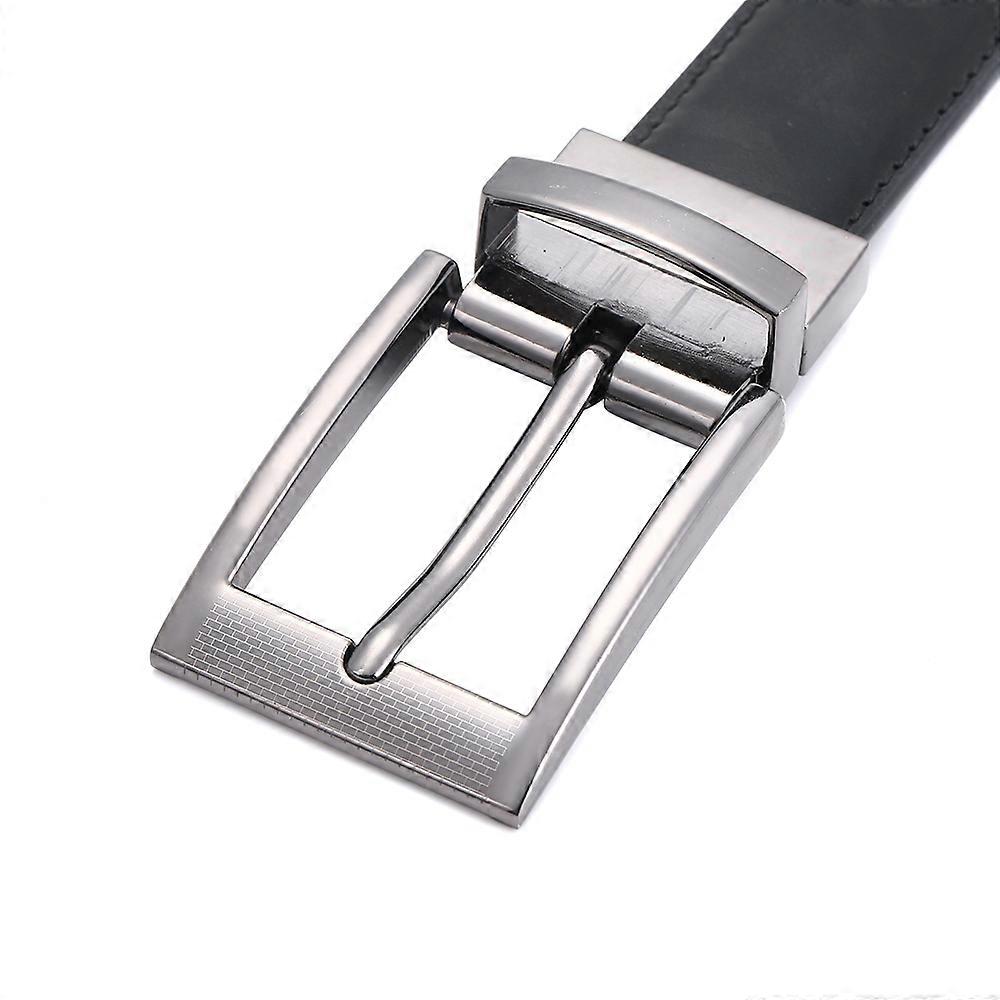 Högkvalitativ zinklegering Lyx Mäns Bältesspänne Män stift Spänne Designer Läder Midjeband Spännen Inget bälte 35cm