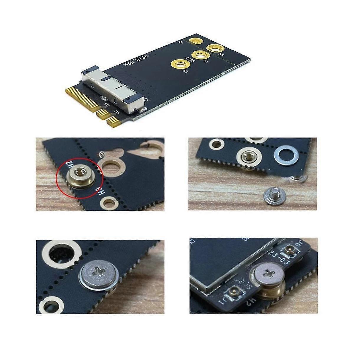 1PCS NGFF M.2 Key A/E Adapter Card Wireless Network Card Adapter Card for BCM94360CS2 BCM94360 BCM9