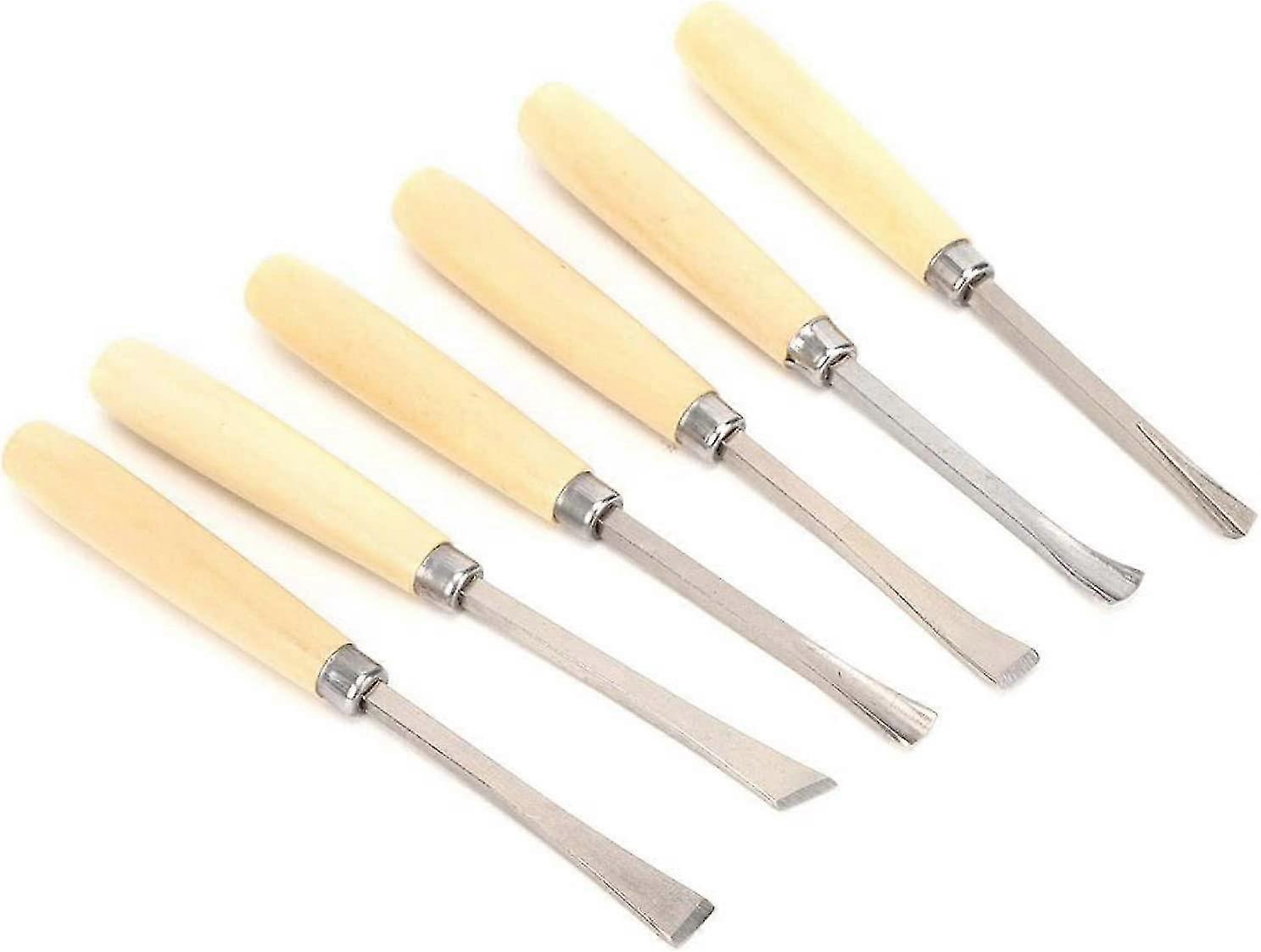 6 Piece Carving Knife Woodworking Chisel Set For Diy Professional Use Gift