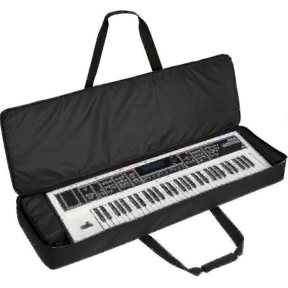 Black Protective 61-key Electric Keyboard Padded Carry Bag Ty