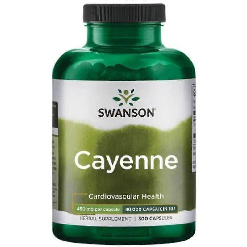 Swanson Cayenne 450mg Capsules 300