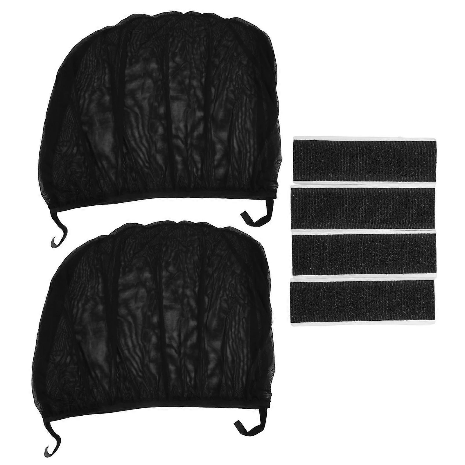 Car Rear Window Shade Cover Breathable Mesh UV Protection Mosquito Bugs Net Privacy Curtain for Baby Kids Pets