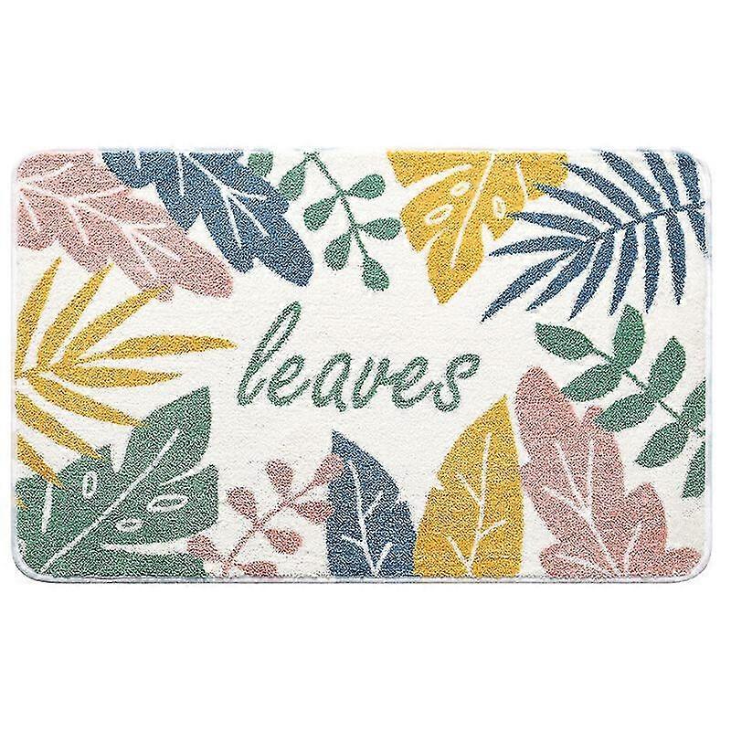 Bath Mat Simple Flocking Floor Mat For Bathroom Wonderful Forest