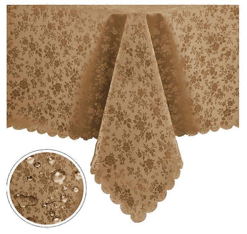 Waterproof Vinyl Tablecloth, Rectangle Heavy
