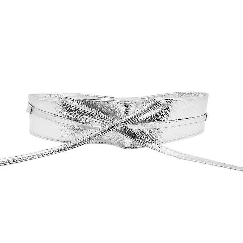 Ladies Leather Waist Belts Wrap Around Tie Waistband