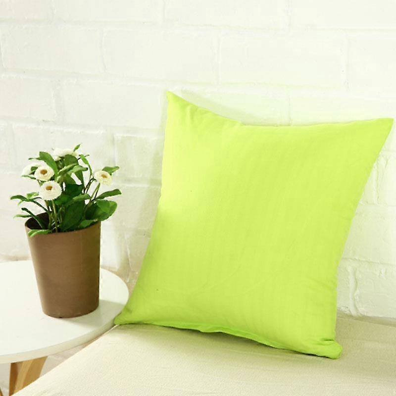 Candy Color Pillow Case Solid Color Polyester Throw Pillow Case Decorative Pillowcases Cover