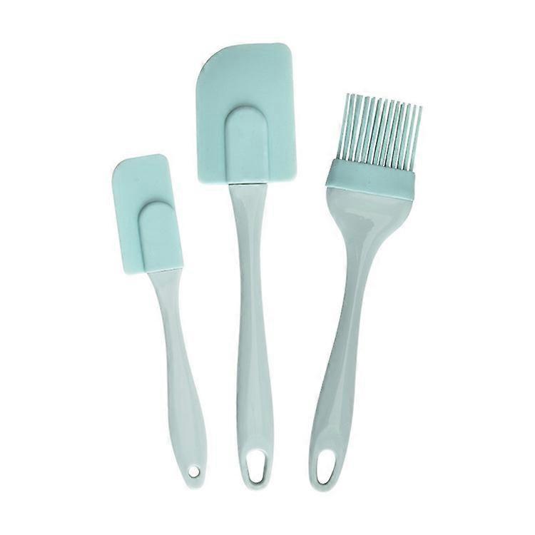 3Pcs Silicone Utensil Set Heat Resistant Spatula Scraper Baking Kitchen Cooking