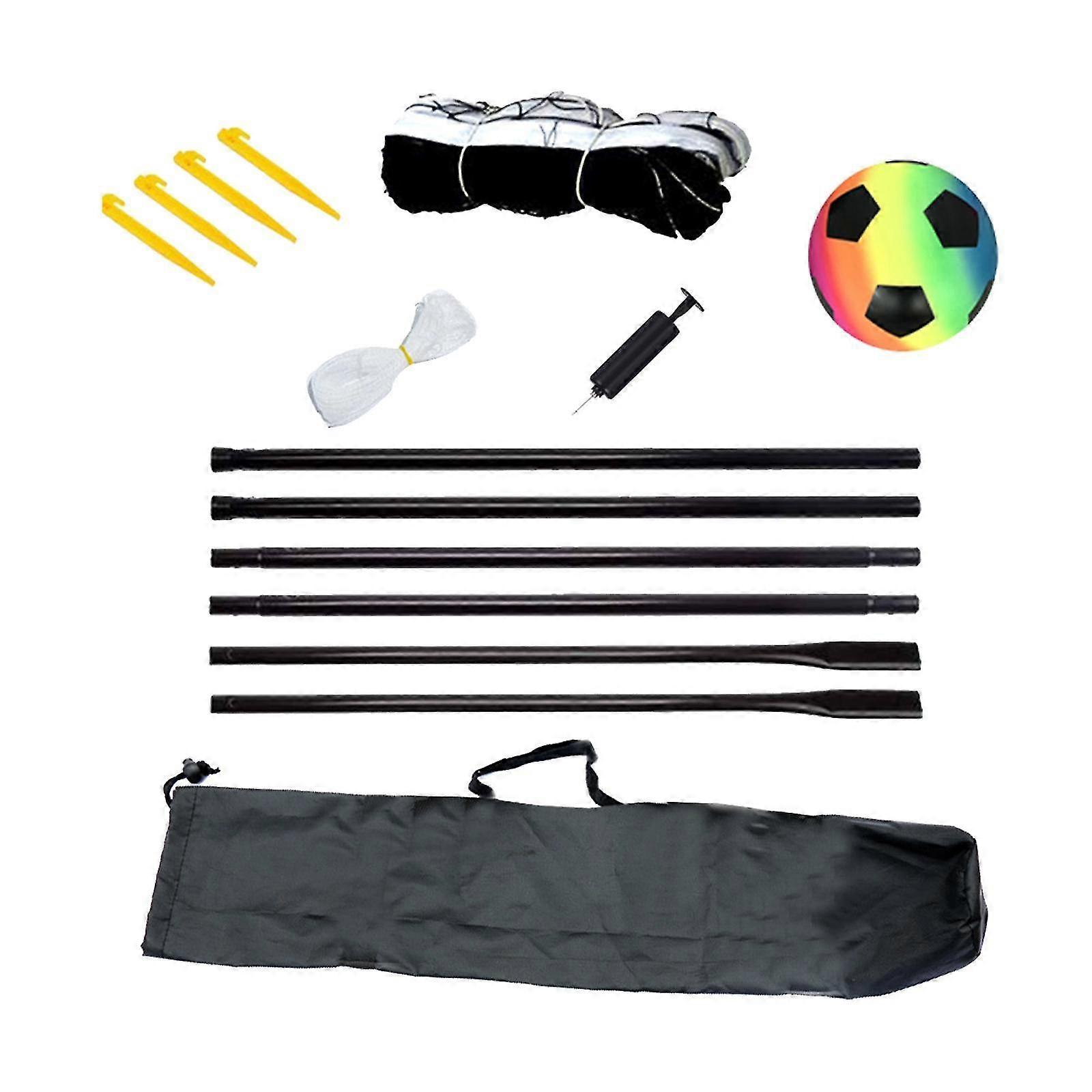 Badminton Net Set Easy Setup Volleyball Net For Volleyball Courtyard Playing Style D