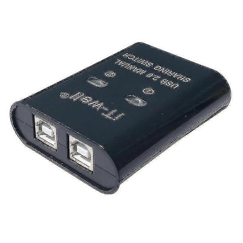 Usb Manual Switch Hub Printer Sharing Device 2 In 1 Out Data Transfer Hub