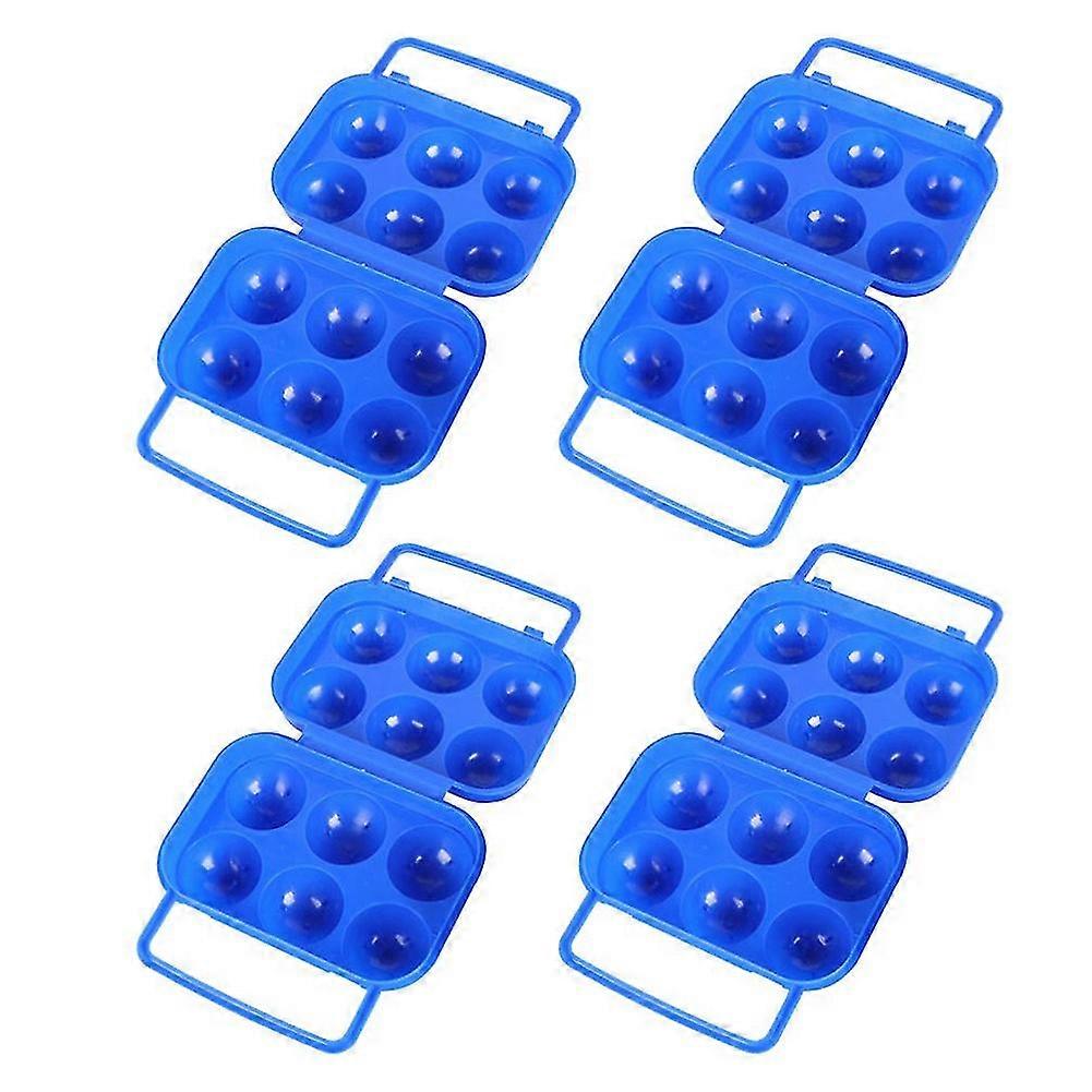 4pcs portable egg holder carrier  camping carrier folding egg