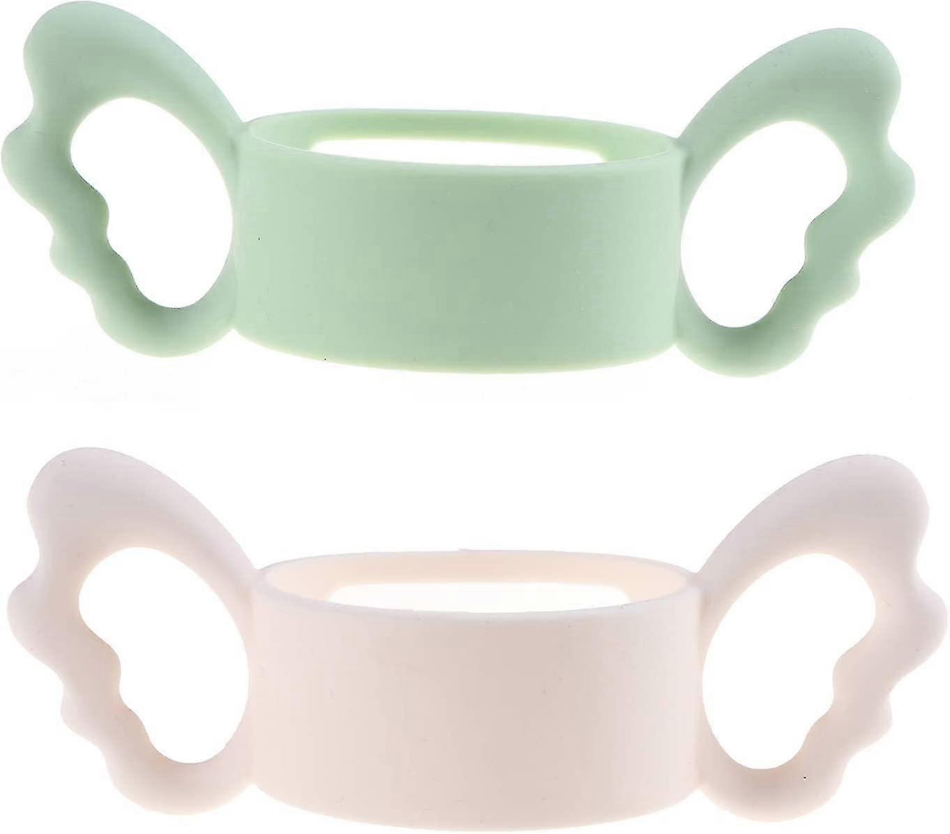 Silicone Wide-neck Baby Bottle Handle,outer Diameter Over 6cm(2pc)