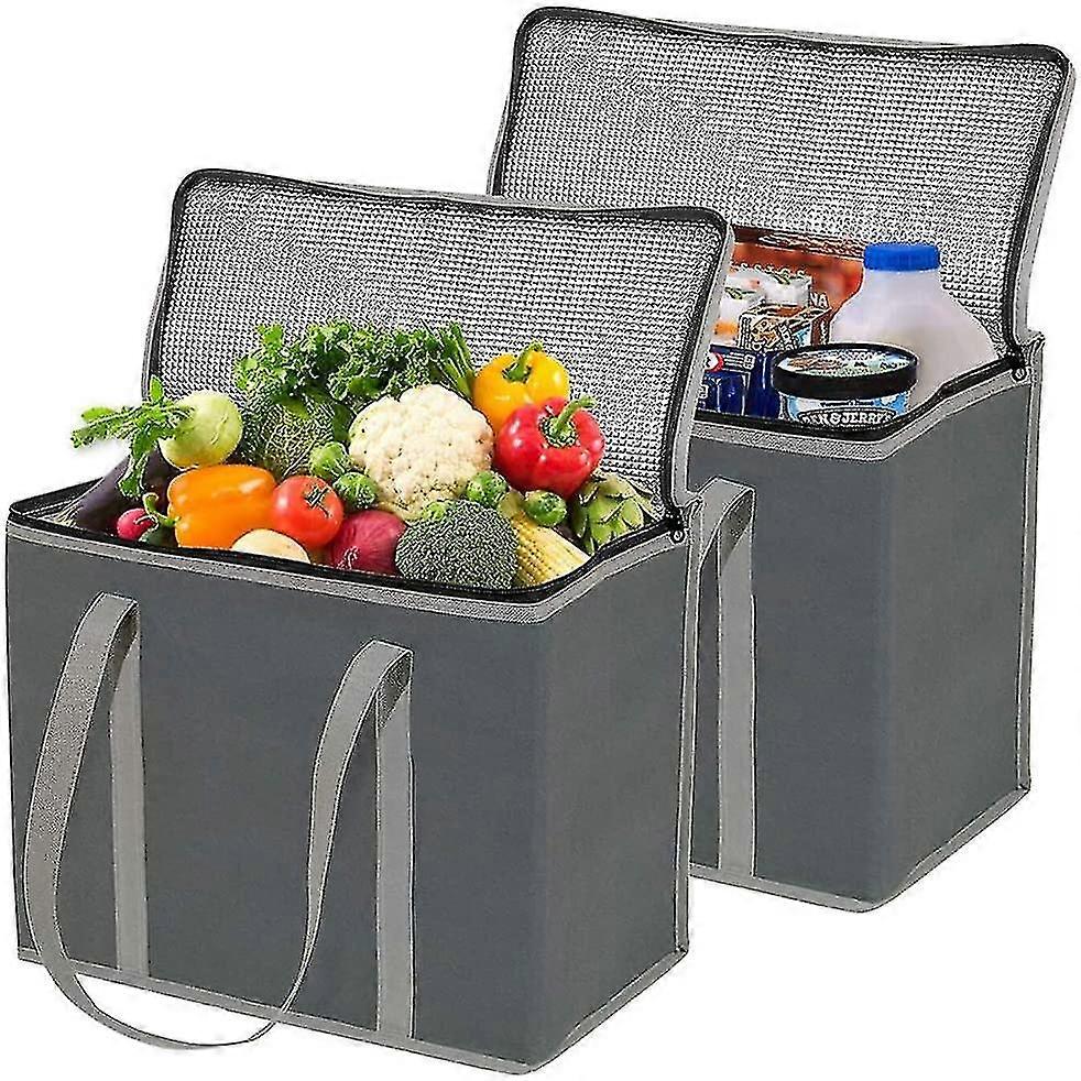 أكياس تسوق قابلة لإعادة الاستخدام قابلة للطي ، حقيبة برودة نزهة معزولة ، حقيبة ثلج كبيرة