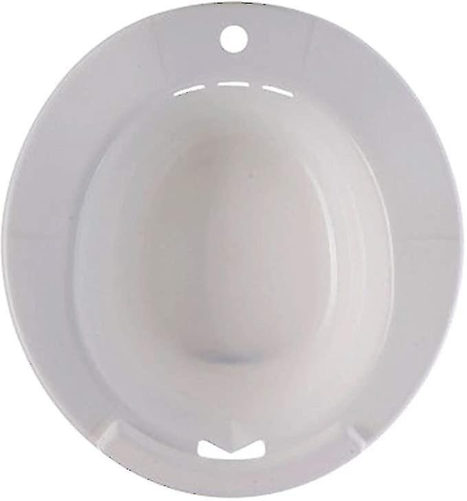 مرحاض حمام مقعدة بلاستيكي غير سام للبواسير بعد الولادة - 38.5x36x7 سم، اختر الألوان - أبيض