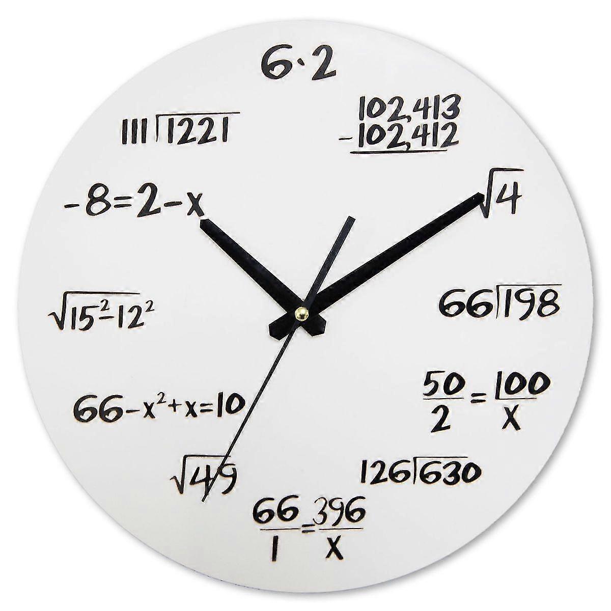 Mathematical Decoration Vinyl Wall Clock Record Retro Art_Ck