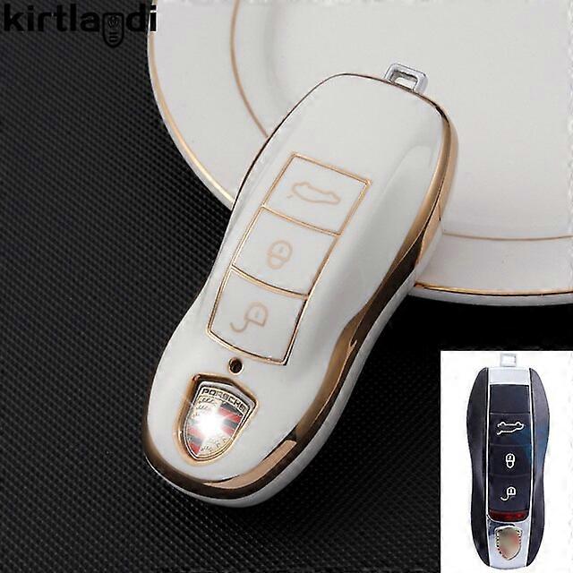 TPU Car Remote Key Case Cover Shell Fob For 911 970 997 991 996 958 918 991 Porsche Panamera Carman Macann Bobst Cayenne Boxster