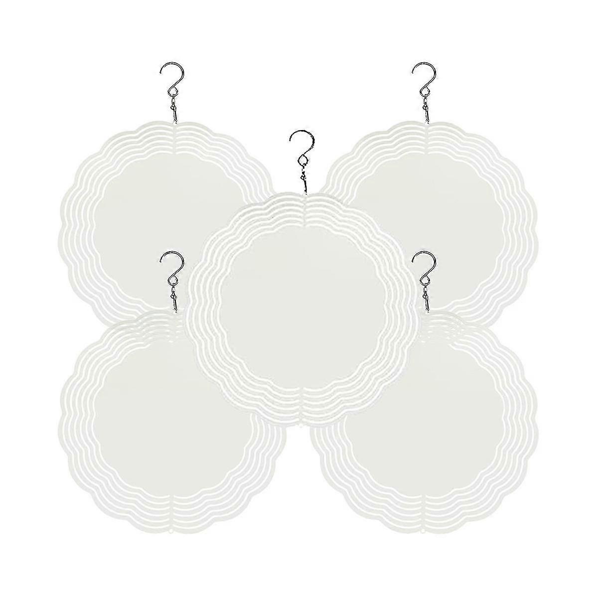 5pack Sublimation Wind Spinner Blanks 8inch Wind Spinners For Yard And Garden Indoor Outdoor Front Door Decoration XYT
