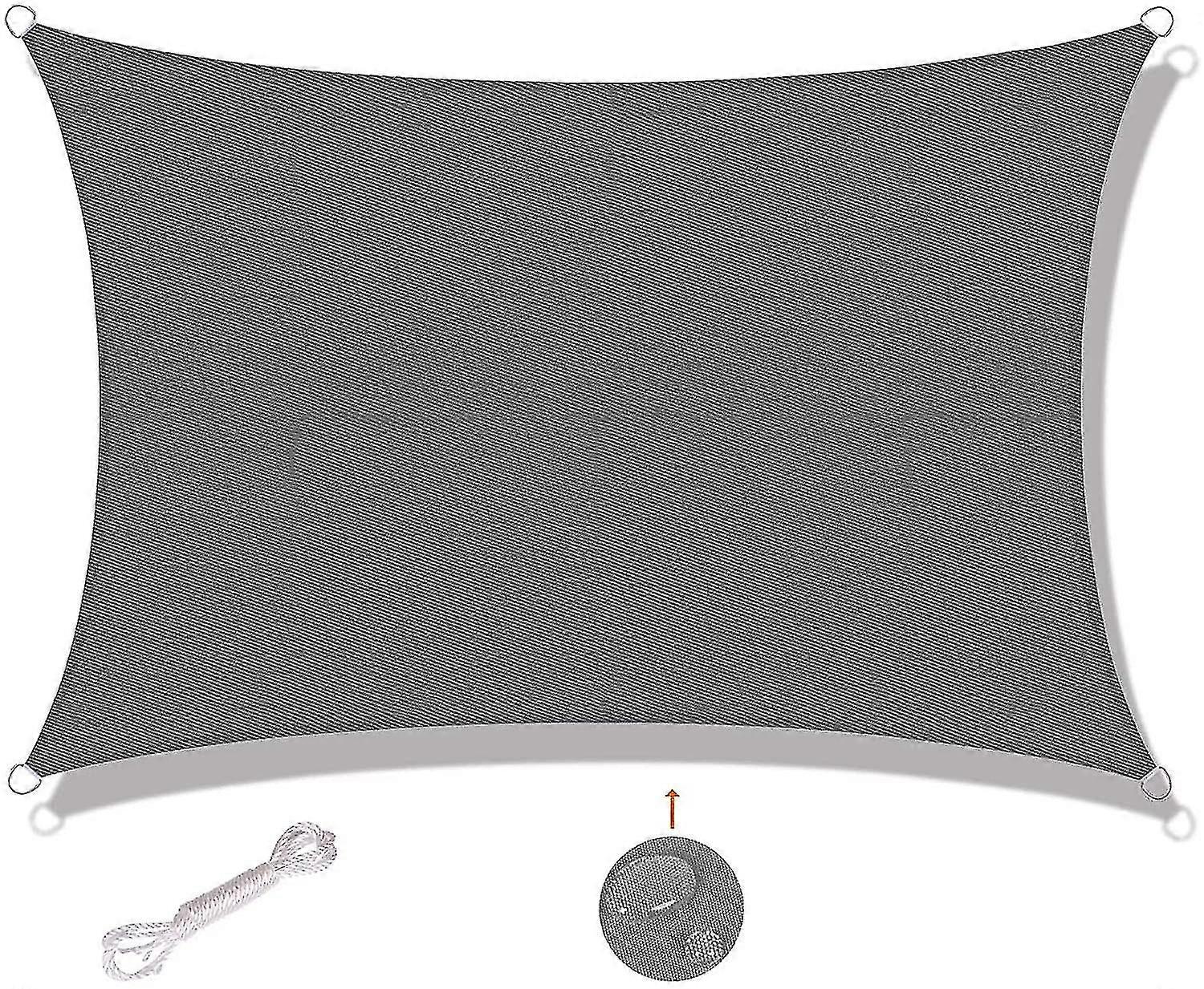 Auspicious-shade Sail Rectangular Shade Sail 3x4m-grey
