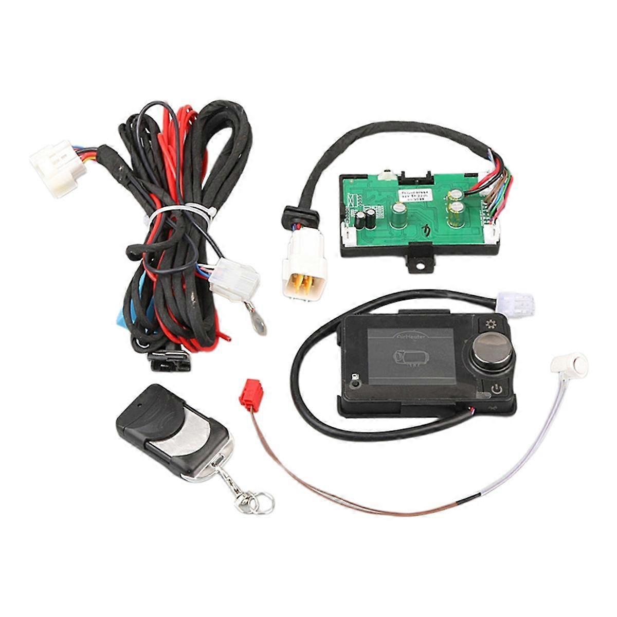 12V Air Heater LCD Monitor Switch / Control Board Motherboard / Remote Control Harness for Parking