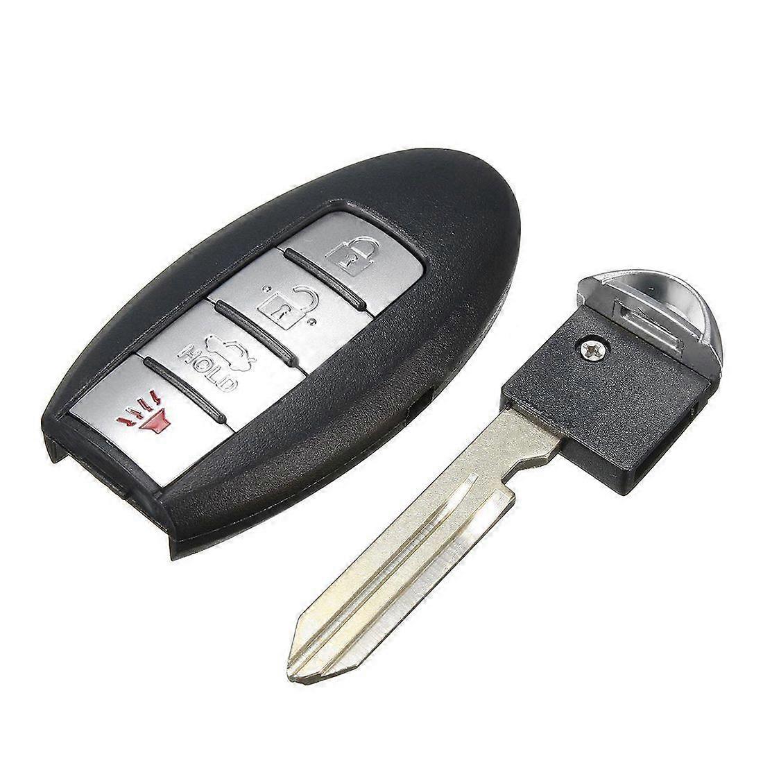 4 Buttons Remote Key Fob Case Shell Uncut Blade For Altima 06-12