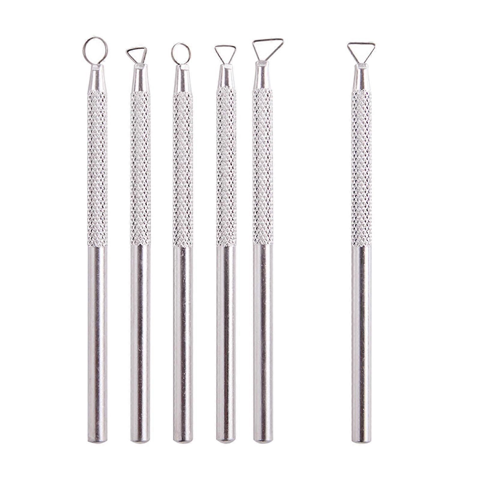 6Pcs Pottery Clay Sculpting Tools Beginners Clay Modelling Tools for Shaping