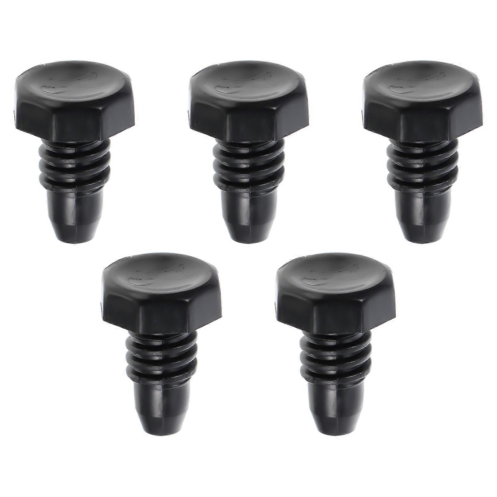 5Pcs Billard Queue Schwanz Stecker Billard Queue Untere Abdeckung Kunststoff Schwanz Schutz Stecker für Billard Queue