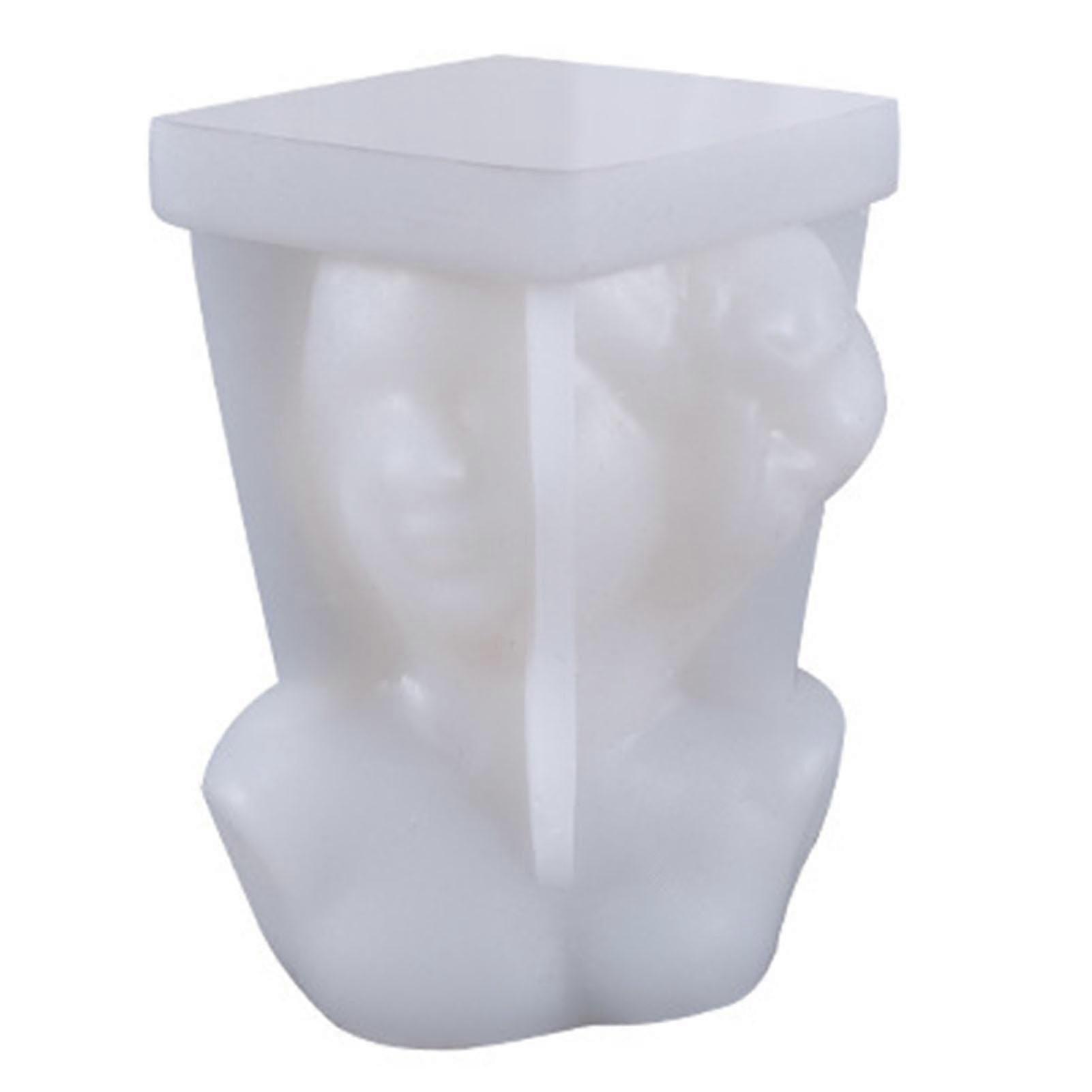 Candle Silicone Casting Die Girl Bust Shape Multifunctional Soft Stencil Diy Craft