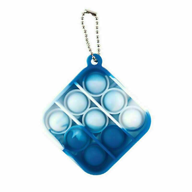 Mini Push Bubble Simple Dimple Toy Stress Relief Toys Keychain